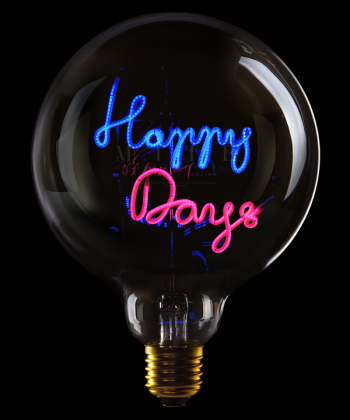 Happy Days LED pera, tvílit