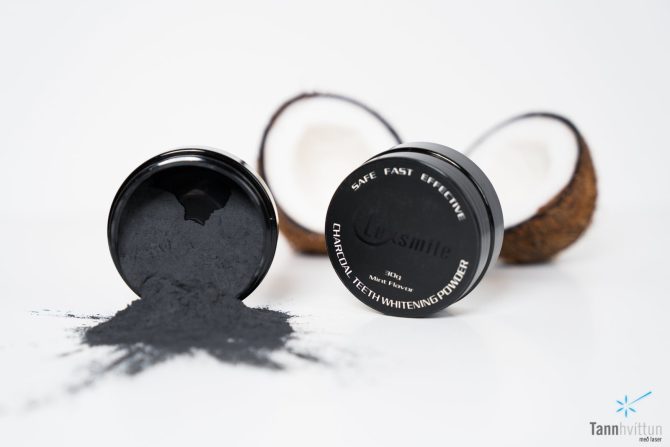 CHARCOAL - TANNHVÍTTUNARDUFT m/ tannbursta