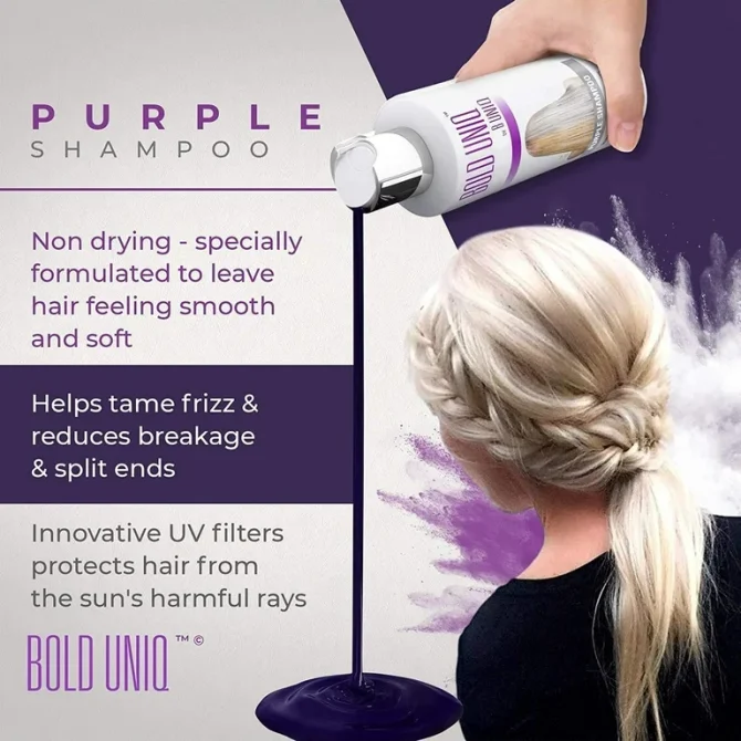 BOLD UNIQ - Fjólublátt shampoo - Image 4