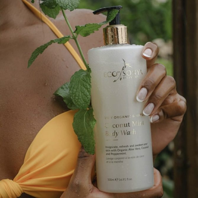 Eco By Sonya Coconut Mint Body Wash 500ml - Image 2