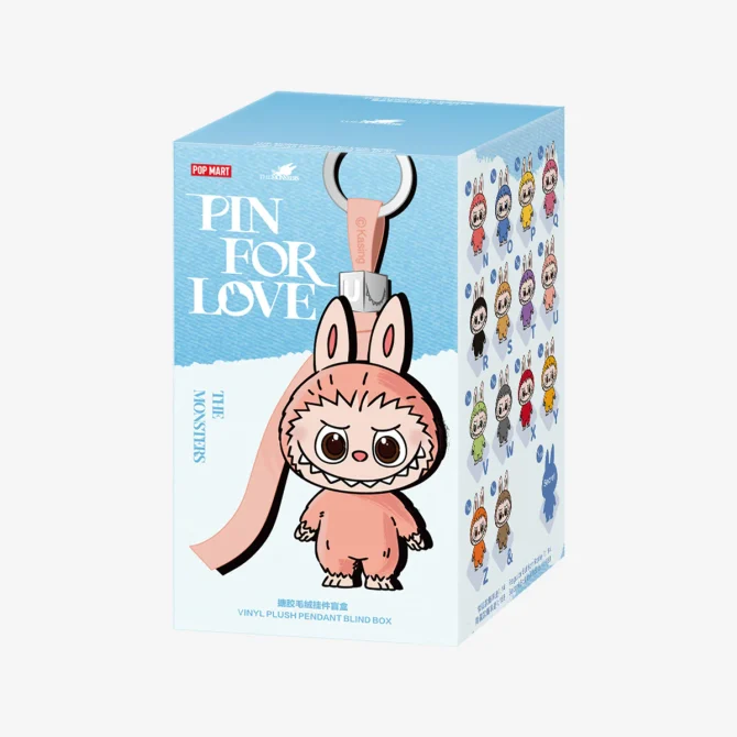 LABUBU | The Monsters Pin For Love Series, Blue Box N-Z (Original) - Image 19