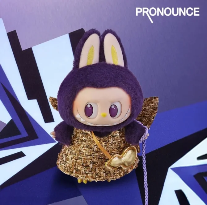 LABUBU × PRONOUNCE - WINGS OF FORTUNE Vinyl Plush Hanging Card - Image 5