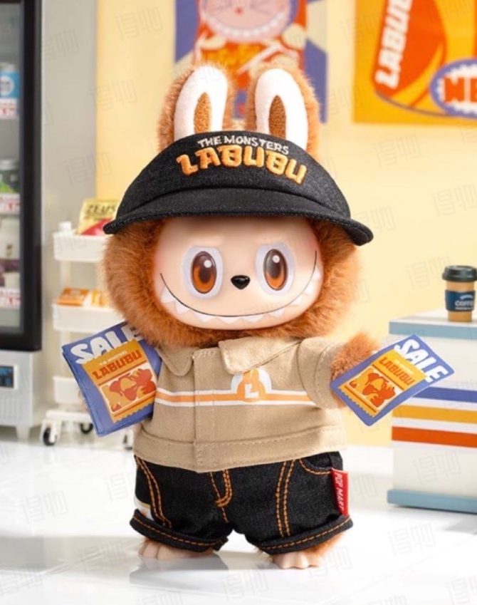 Labubu The Monsters Wacky Mart Series Vinyl Plush Pendant