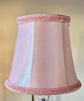 Bleikir lampaskermar 2 stk