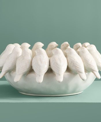 Keramik skál - hvít