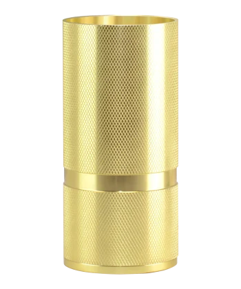 BORÐLAMPI – STÓR, ÁL, GULL – DIMMANLEGUR