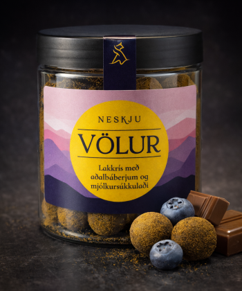 LAKKRÍS MEÐ BLÁBERJUM & MJÓLKURSÚKKULAÐI