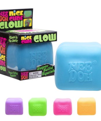 NeeDoh Nice Cube Glow - Blár